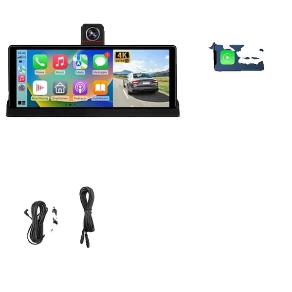 Dash Cam, Dubbel Linse, 4K Video Inspelning,DVR-kamera