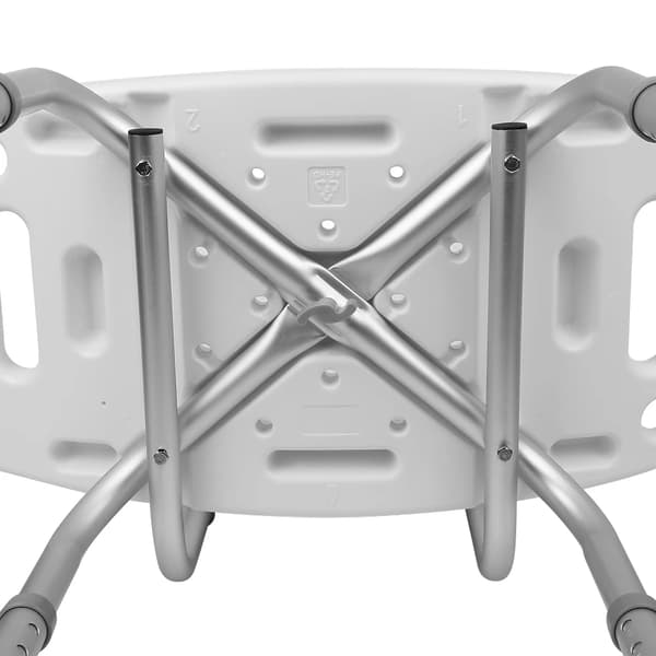 Duschstol, Höjdjusterbar, Ergonomisk Design,VIT
