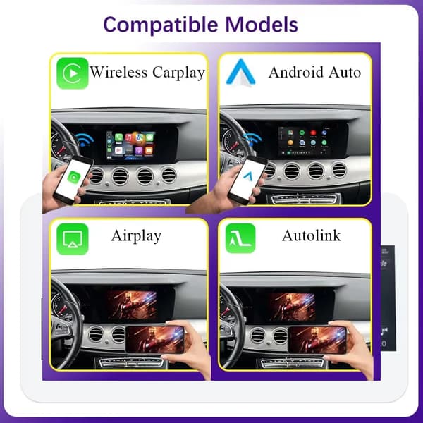 Trådløs CarPlay-modul, Bluetooth-forbindelse, avanceret skærmspejling,NTG 5.5