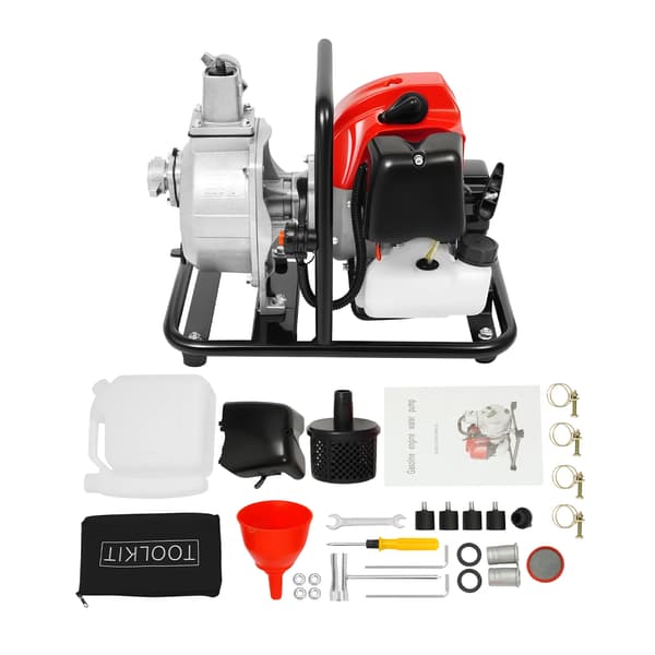 Vattenpump, 2-taktsmotor, hög flödeshastighet,Röd