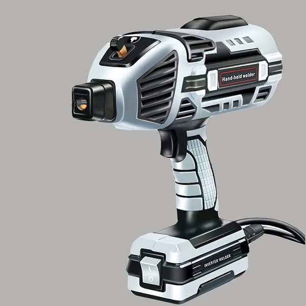 Svetsmaskin, Bärbar Design, Inverterteknik,grå