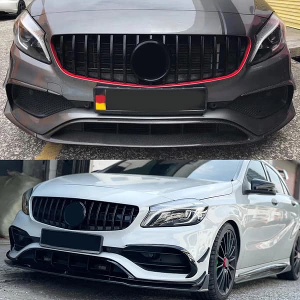 Frontgitter, GT-R stil, direkte erstatning,sort