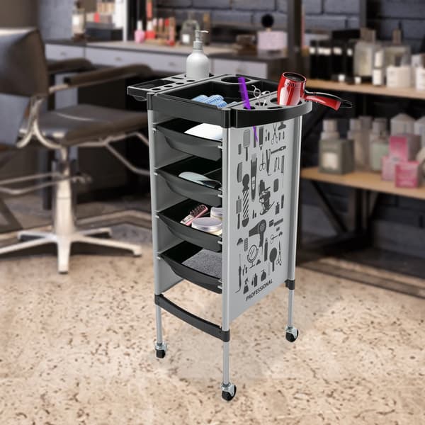 Salonvogn, Rigelig Opbevaring, Holdbar Konstruktion,sort