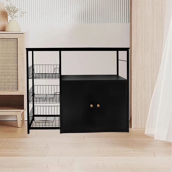 Opbevaringsskab, Robust Konstruktion, Pladsbesparende Design,Som billede