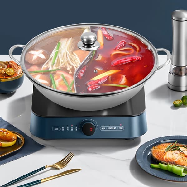 Hot Pot, Ruostumaton Teräs, Lasikansi,Hopea