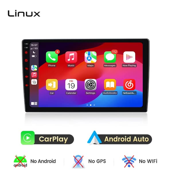 Autoradio, kosketusnäyttö, multimedia-soitin