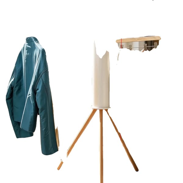 Torkställning, Fällbar Design, 16 Förstärkta Klädpinnar,Trä-A