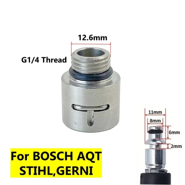 Trykluftvaskeradapter, Rustfrit Stål, 4500 PSI Kompatibilitet,For KARCHER K