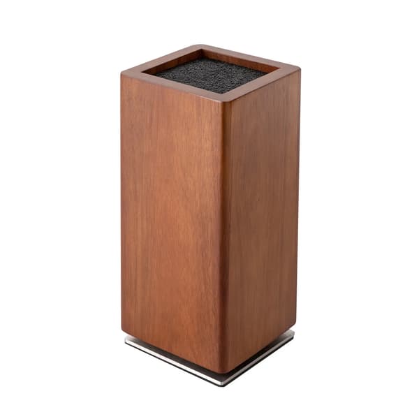 Magnetisk knivblock, 360° rotation, halkfri bas,Brun