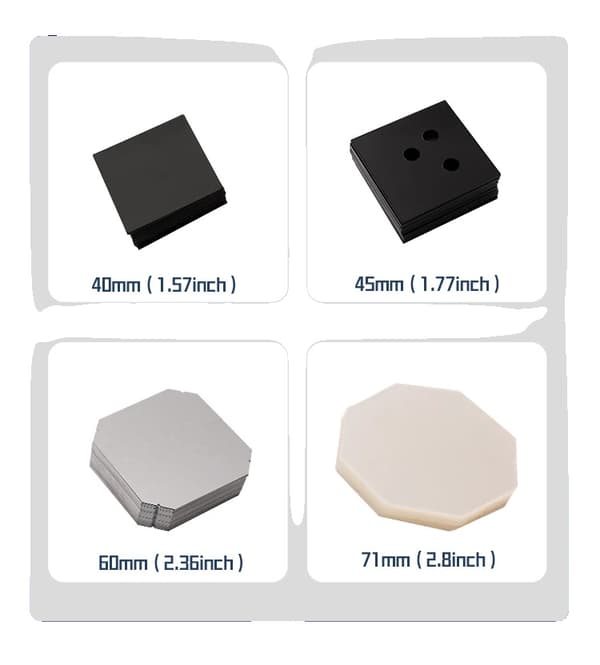 Kylskåpsmagnet Råmaterial, 1000 Set, DIY Hantverksmaterial,1000sets