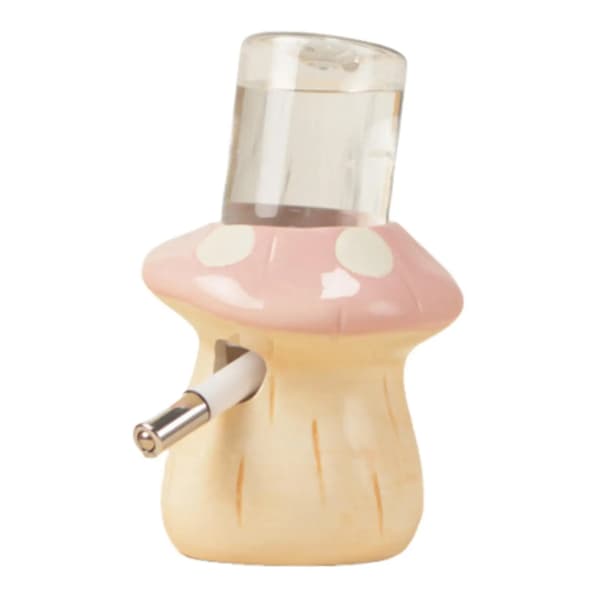 Hamster Vattenflaska, Läckagesäker Design, Svampställ Ingår,Rosa