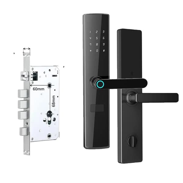Smart Lås, Flera Låsningsmetoder, Förbättrade Säkerhetsfunktioner,24 240 Mortise, WIFI TTlock-c