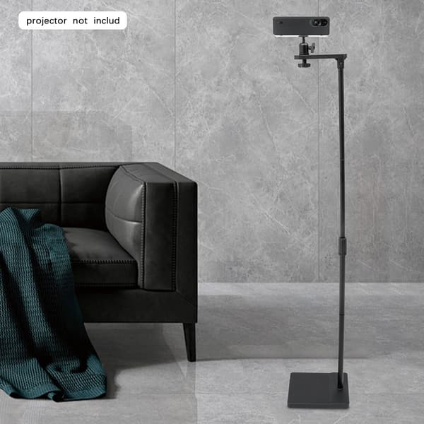 Projektorstand, Justerbar Højde, 360° Rotation,sort