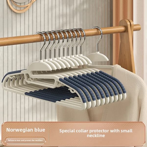 Klädhängare, Modern Design, Mångsidig för Kläder,10PCS Blå, 10PCS-c