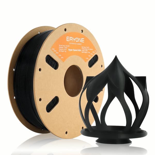 3D-printer filament, vejrbestandig, stødresistent,sort 3KG