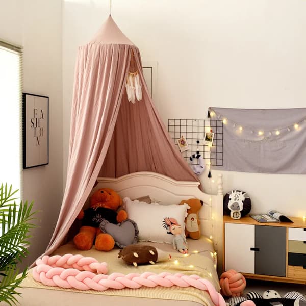 Sengelinned, Insektbeskyttelse, Transformativ Dekor,Pink A