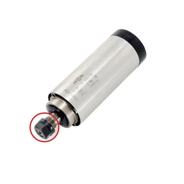 Spindelmotor, luftkyld, hög hastighet,endast spindel