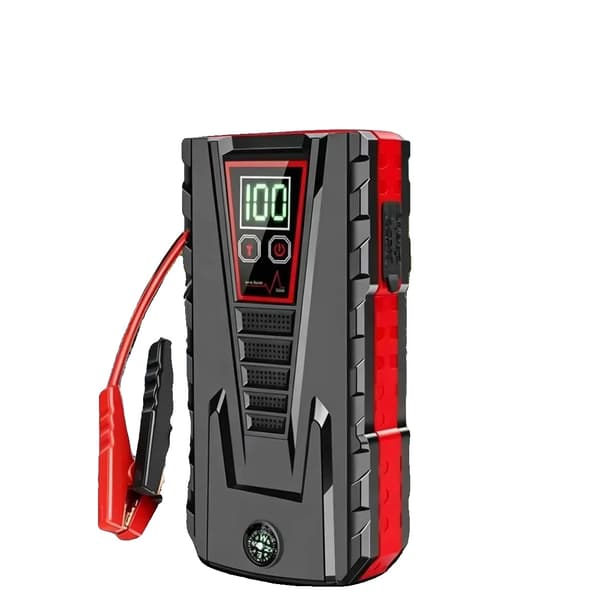 Bil Jump Starter, Peak Strøm 5000A, USB Opladningsmulighed,Simpel