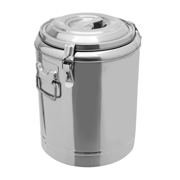 Isolerad hink, 14L kapacitet, läckagesäker design,Silver