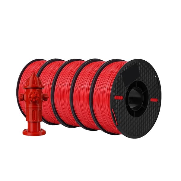 3D-skrivarfilament, 1,75 mm diameter, solid material,ABS-Röd