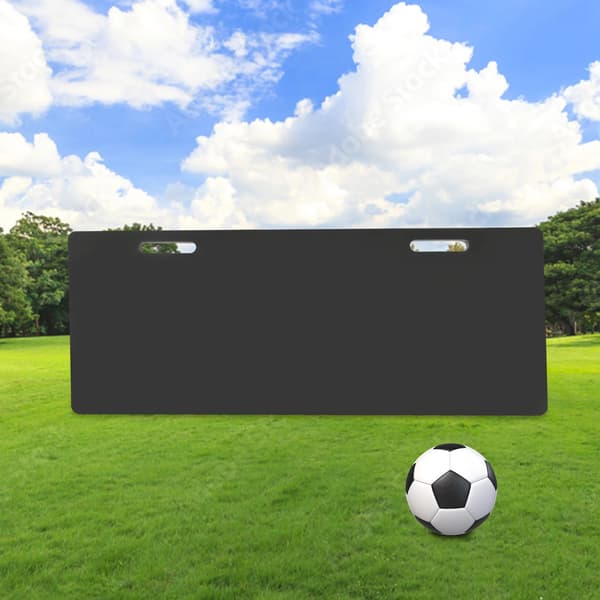 Fodbold Rebounder Board, Holdbare Materialer, Fritstående Design,sort