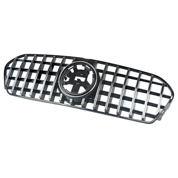 Frontgrill, GTR Panamericana Stil, Direkte Erstatning,Krom Sort