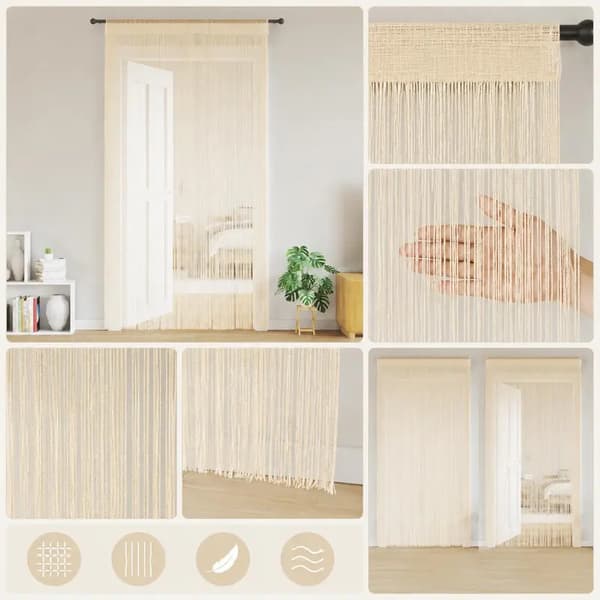 Gardiner, Polyesterstof, Stanglomme Design,Cr me