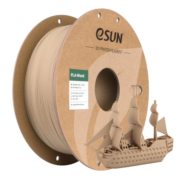 3D-printer filament, Wood PLA, 1,75 mm diameter,ASPEN