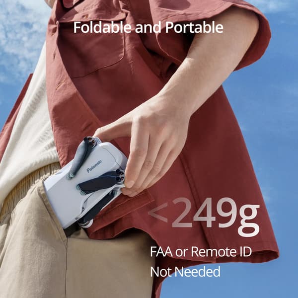 Drönare, 4K UHD-kamera, 6 km räckvidd, Fly More Combo