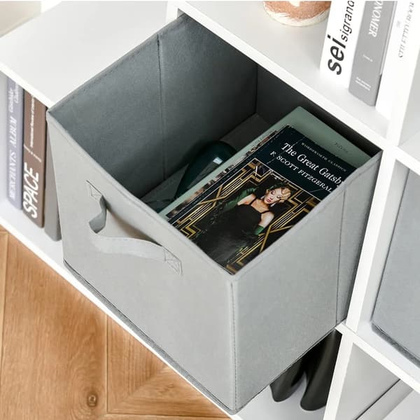 Opbevaringsboks, Foldbart Design, Miljøvenligt Materiale,grå