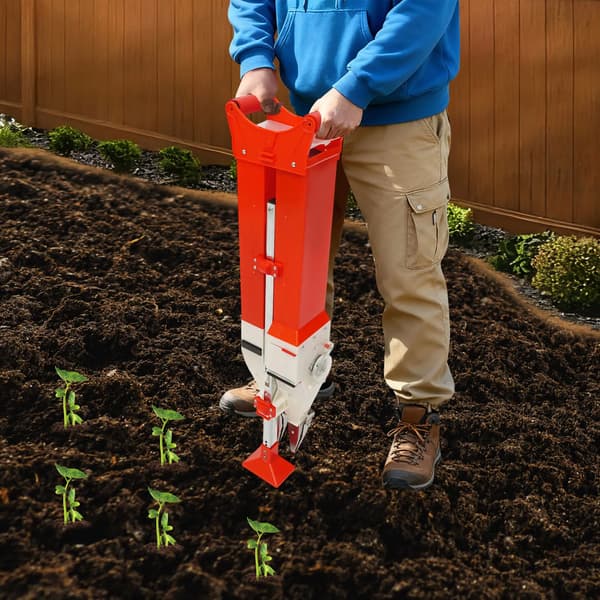 Såmaskin, Manuell Drift, Effektiv Plantering,Röd
