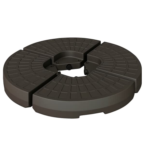 Krydsbase Parasolfod, Fyldbar Design, Høj Stabilitet,hær grøn