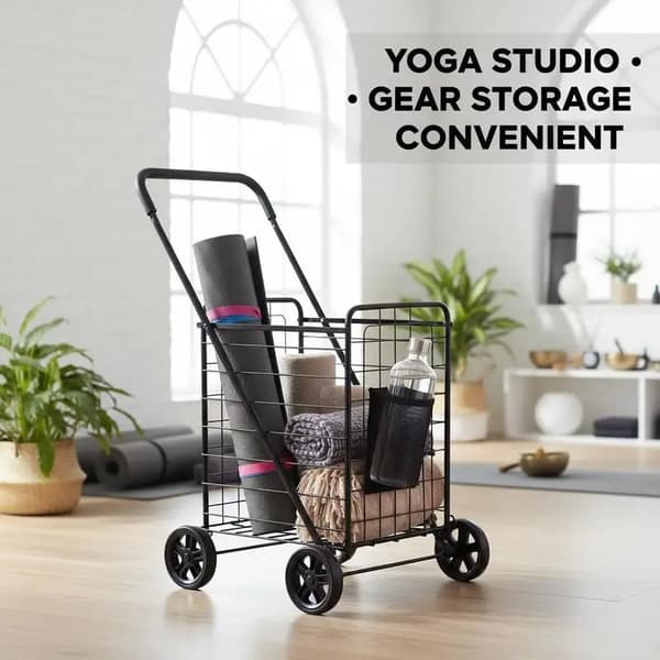 Kundvagn, Hållbar Design, Vikbar Funktion, FXCEHM9FGAMUP1