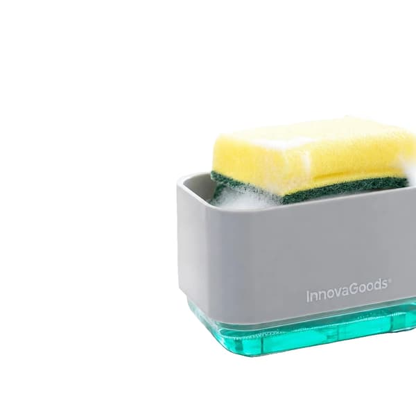 Sæbedispenser, Manuel Pumpe, Integreret Svamp Holder,M