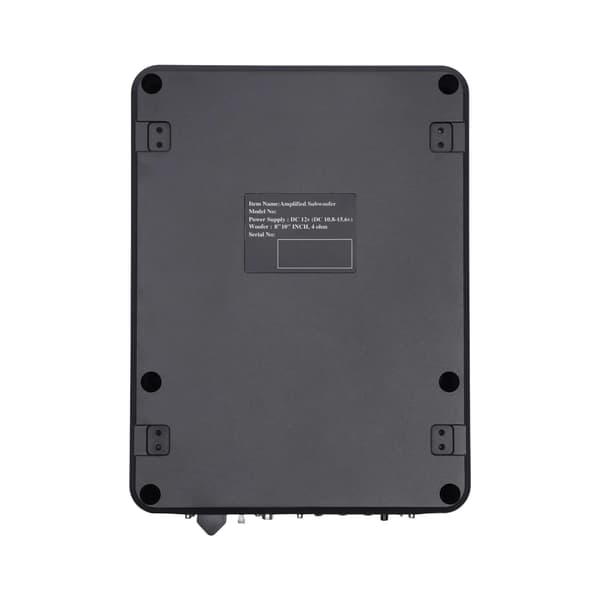 Subwoofer, Aktiv Design, Kompakt Under Sätet,8"