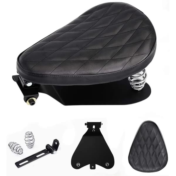 Motorcykelsäte, Hållbart Material, Stilig Design,svart