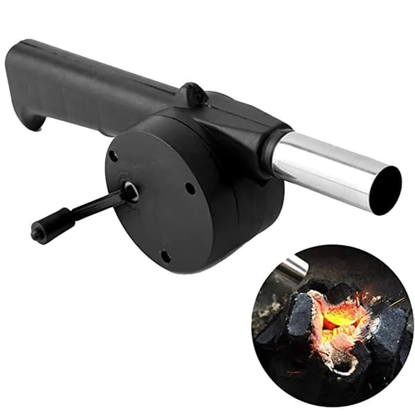 Grillentusiast, ABS + Rostfritt Stål, 24,5 cm Längd, Utomhuskompatibel, Snabb Eldstartare, Non-Stick