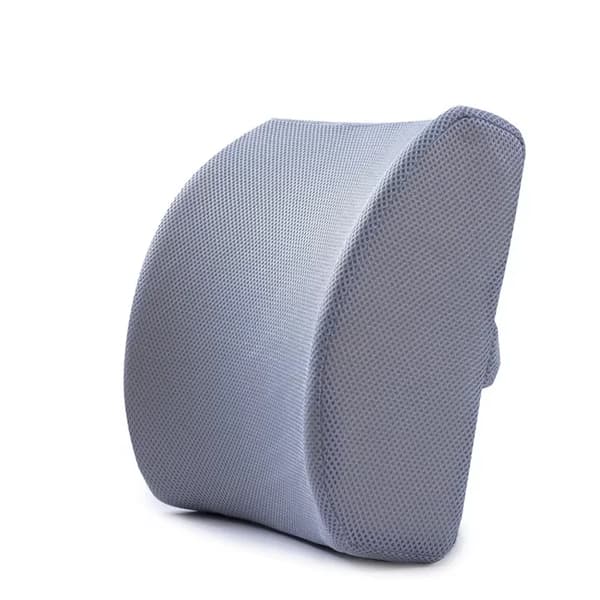 Lændestøttepude, Hukommelsesskum, Ergonomisk Design,sort