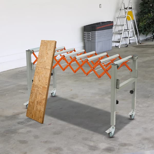 Transportbord, Justerbar Längd, Robust Design,Apelsin