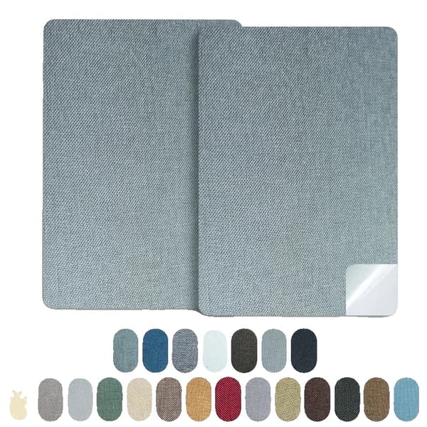Fickor, Självhäftande, Hållbar Tyg,37 Medium Gray