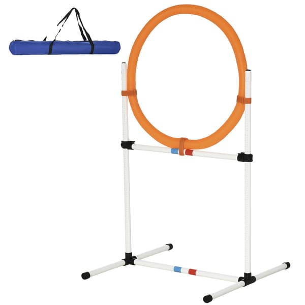 Agility Hoppring, Mångsidig Design, Lätt att Montera,Vit + Orange