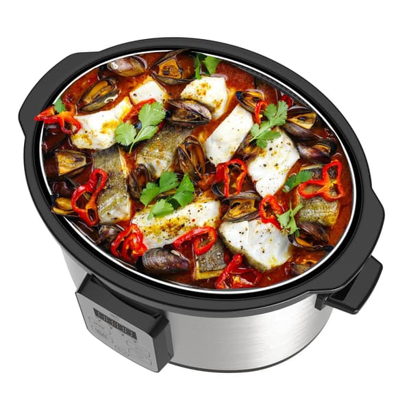 Slow Cooker, 4,7L kapacitet, programmerbar timer,EU