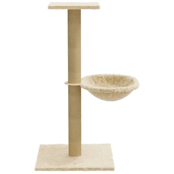 Kattträd, Sisal Klösträd, Inomhusbruk,Kräm
