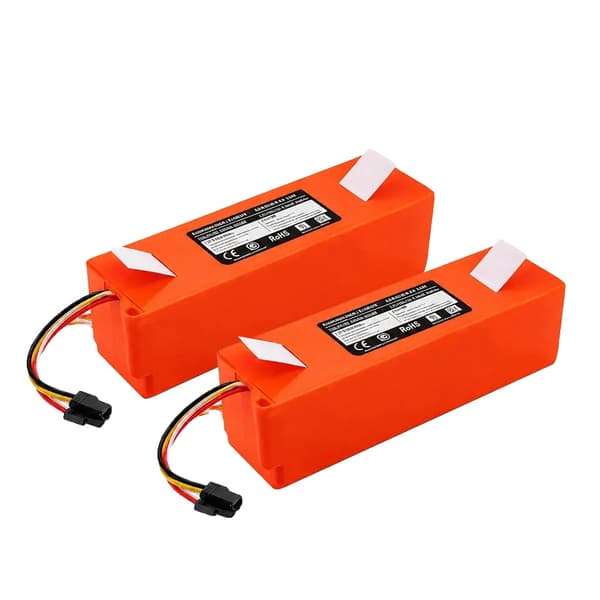 Erstatningsbatteri, 9800mAh kapacitet, 14.4V spænding,2PCS 14.4V 12800mAh