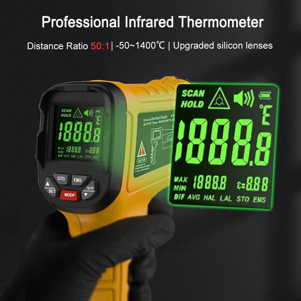 Infraröd Termometer, Bred Mätområde, Hög Precision,H3