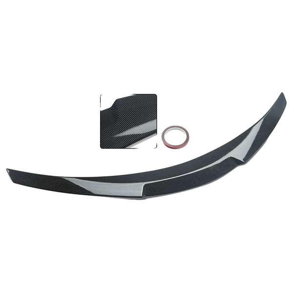 Bakluckespoiler, Kolfiberlook, Lätt installation,kolfiberutseende