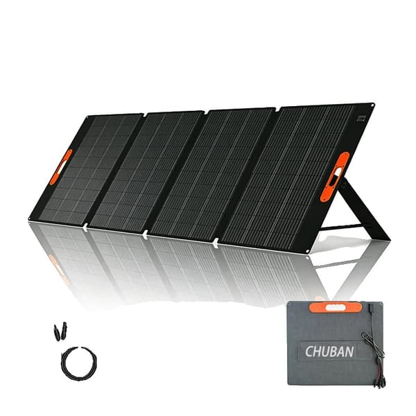 Solpanel, Foldbart, Vandtæt Design,MC4 200w