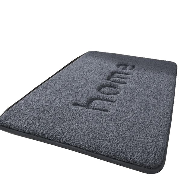 Fodmåtte, Skridsikker Design, Absorberende Polyester Materiale,Grå, 60x160cm