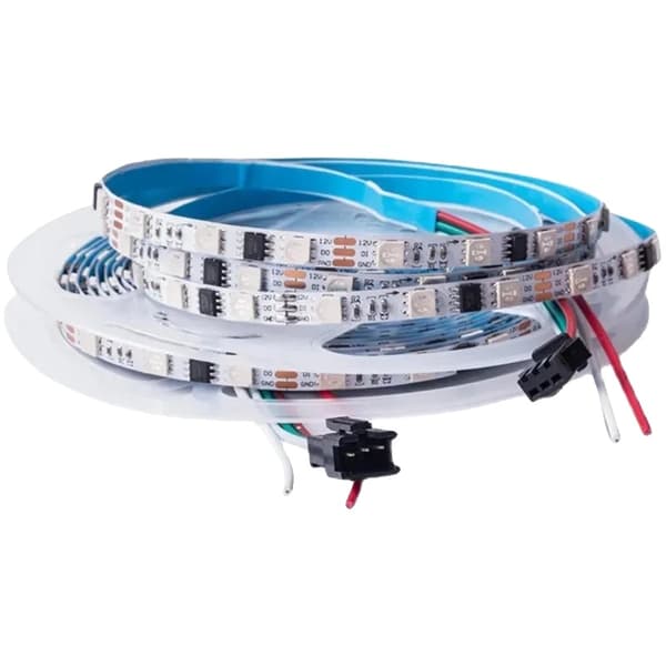 Pixel LED-strimmel, 5050 RGB, Programmerbar fleksibilitet,5M 6MM Bredde