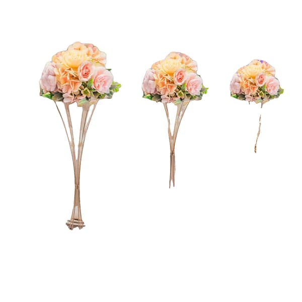Blomsterstand, Elegant Design, Holdbar Konstruktion,Guld